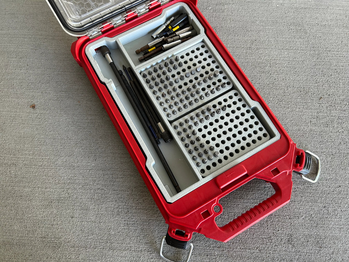Jonah Pope Design 3d Printed Insert Designed For Impact Driver Bit Organization and Milwaukee Packout Organizer