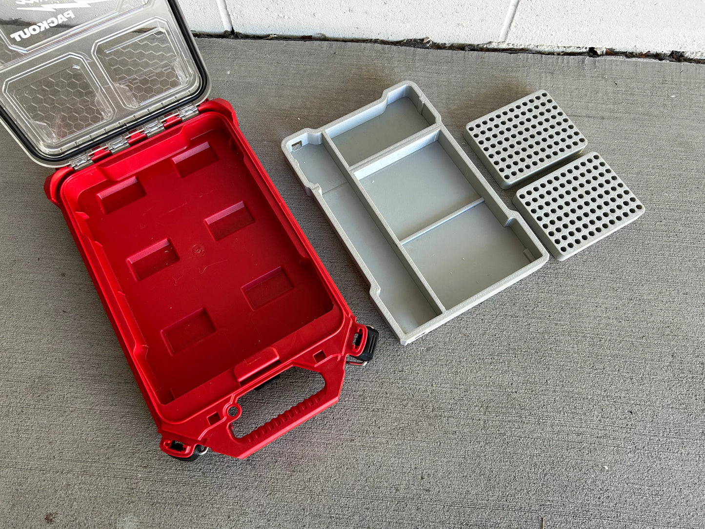 Jonah Pope Design 3d Printed Insert Designed For Impact Driver Bit Organization and Milwaukee Packout Organizer