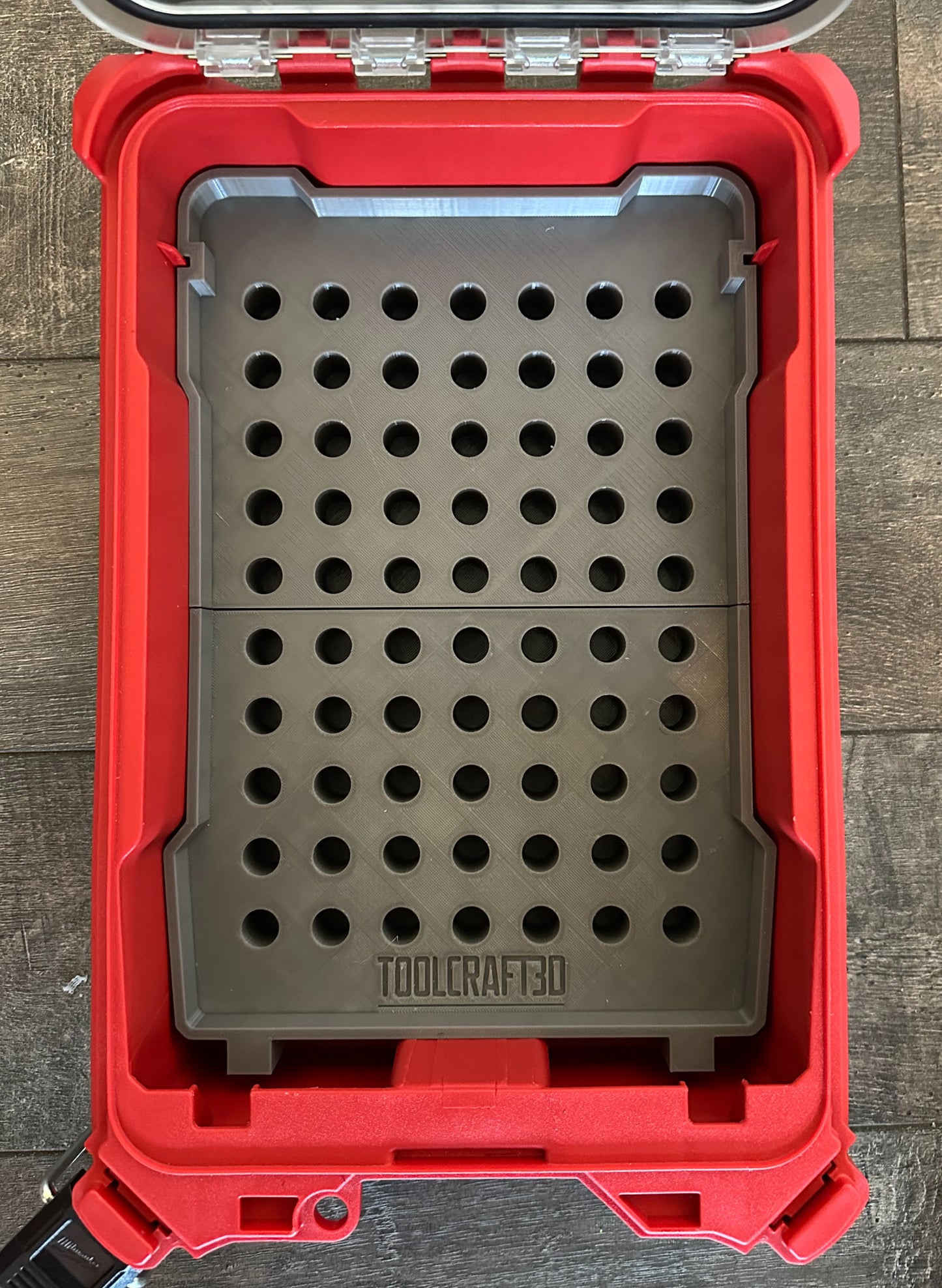 TOOLCRAFT3D Design 3d Printed Router Bit Organizer Designed for Milwaukee Packout Insert (Insert Only)