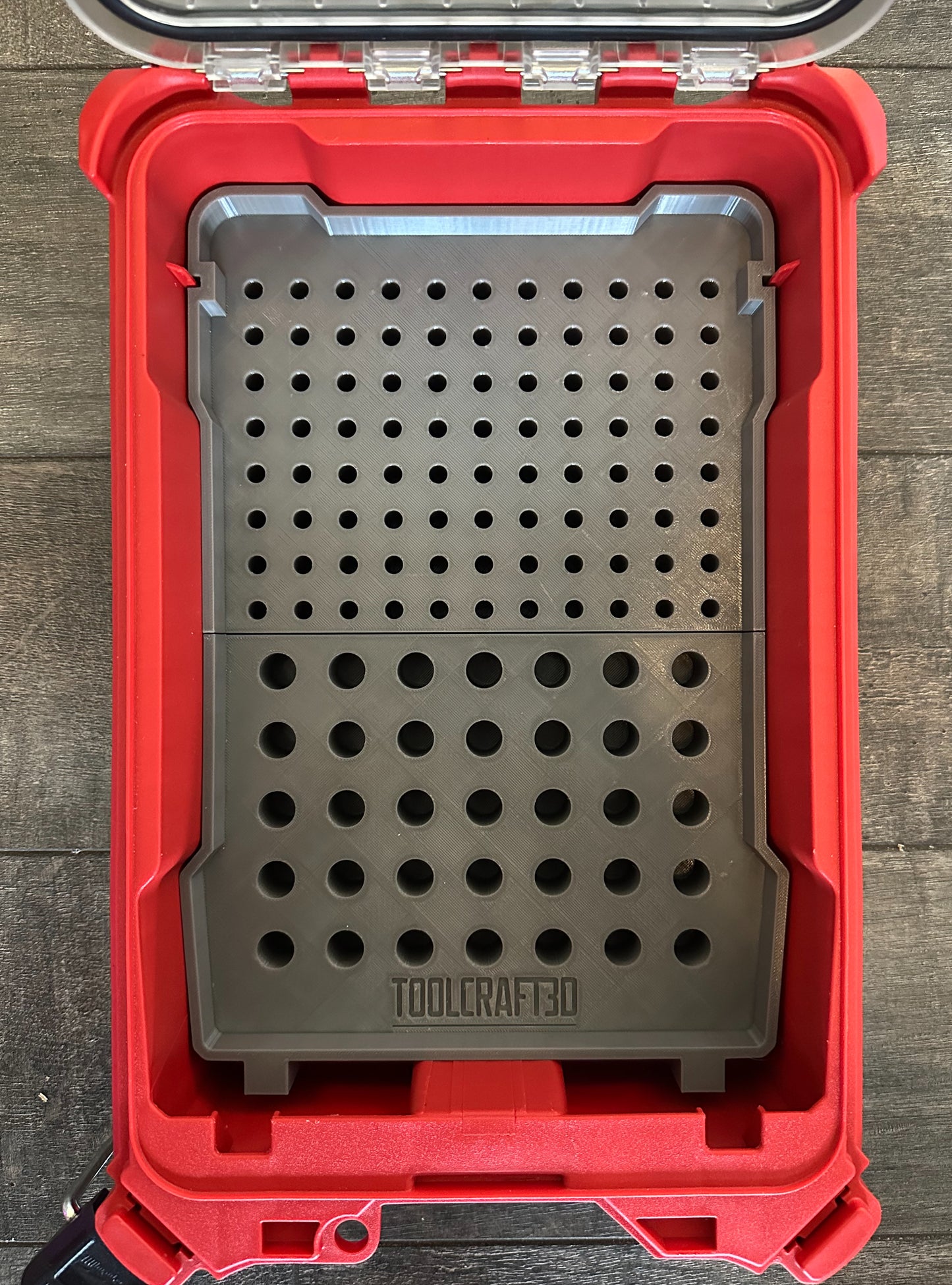 TOOLCRAFT3D Design 3d Printed Router Bit Organizer Designed for Milwaukee Packout Insert (Insert Only)