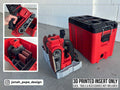 Jonah Pope Insert Designed for Milwaukee M18 Belt Sander and Milwaukee Packout Compact Tool Box (Insert Only)