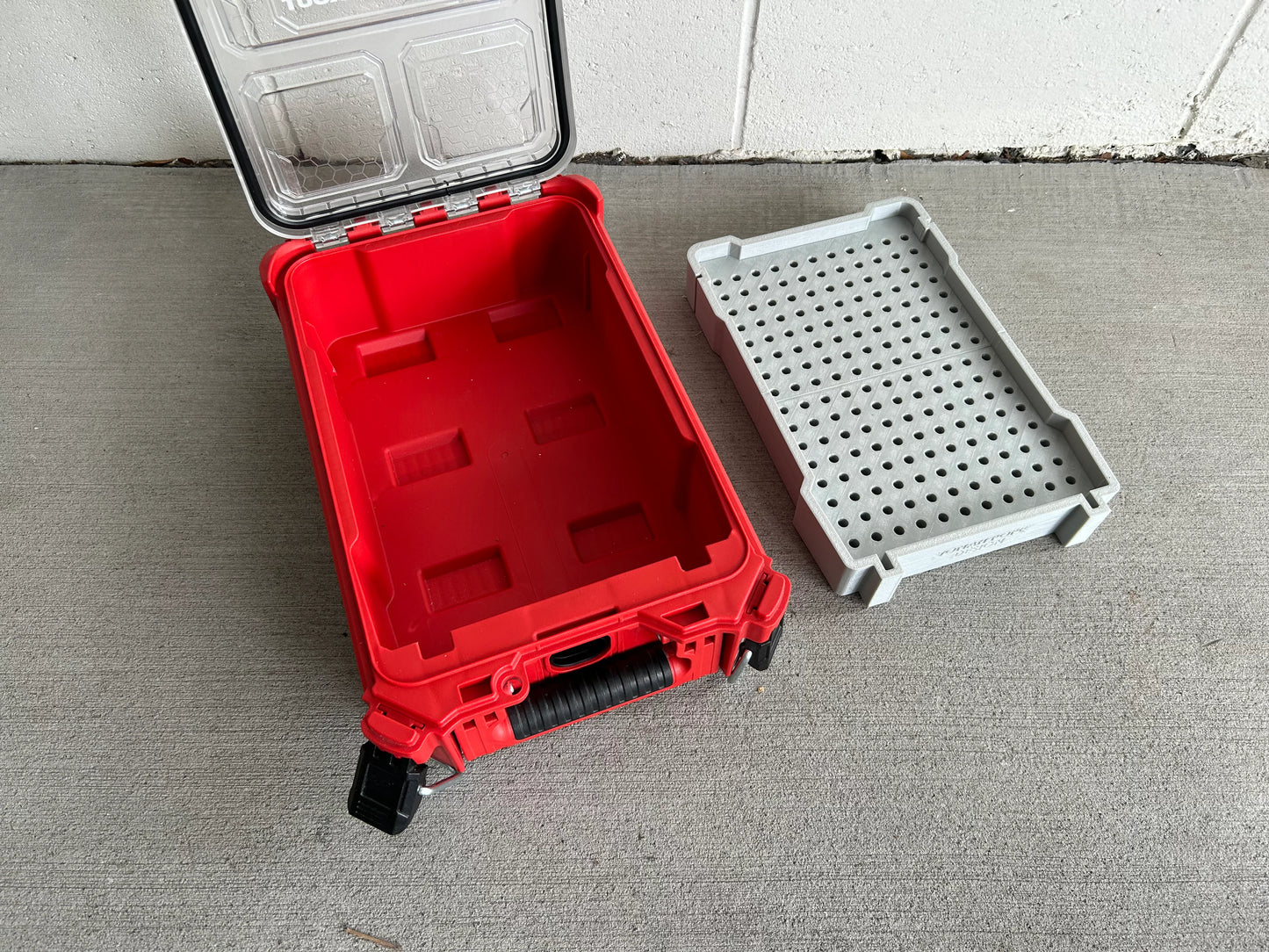 Jonah Pope Design 3d Printed Insert Designed For Router Bit Storage for Milwaukee Packout Organizer