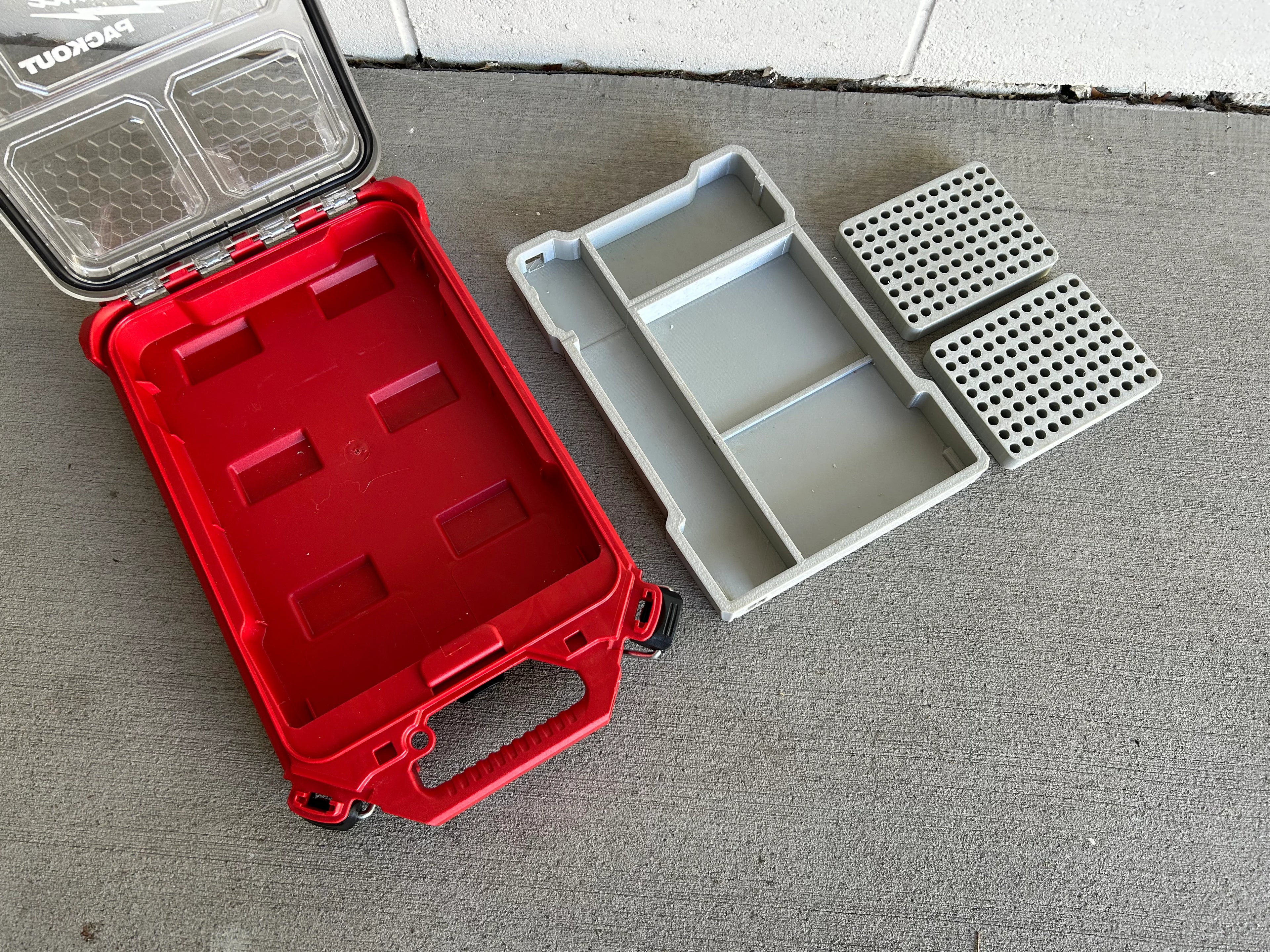 Jonah Pope Design 3d Printed Insert Designed For Impact Driver Bit Organization and Milwaukee Packout Organizer