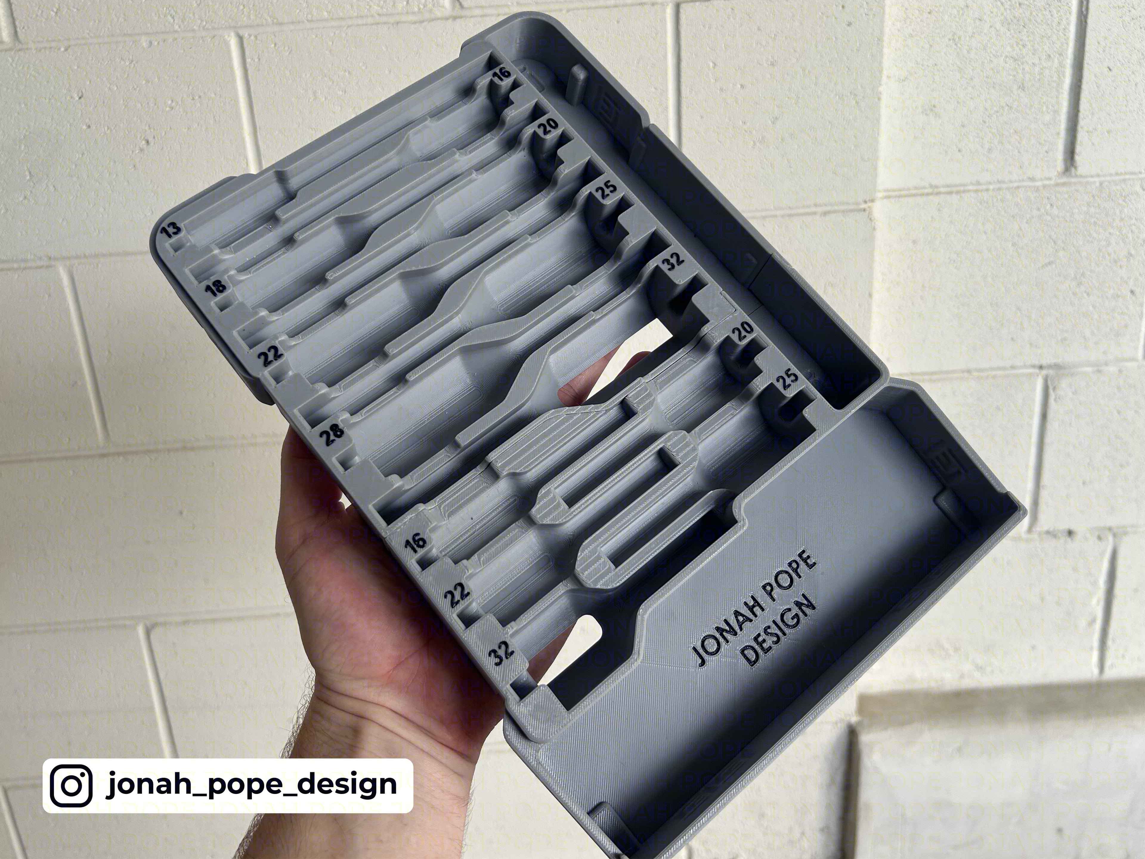 Jonah Pope Insert Designed for Irwin Speedbor Max Auger Drill Bits and Milwaukee PACKOUT Organizer (Insert Only)