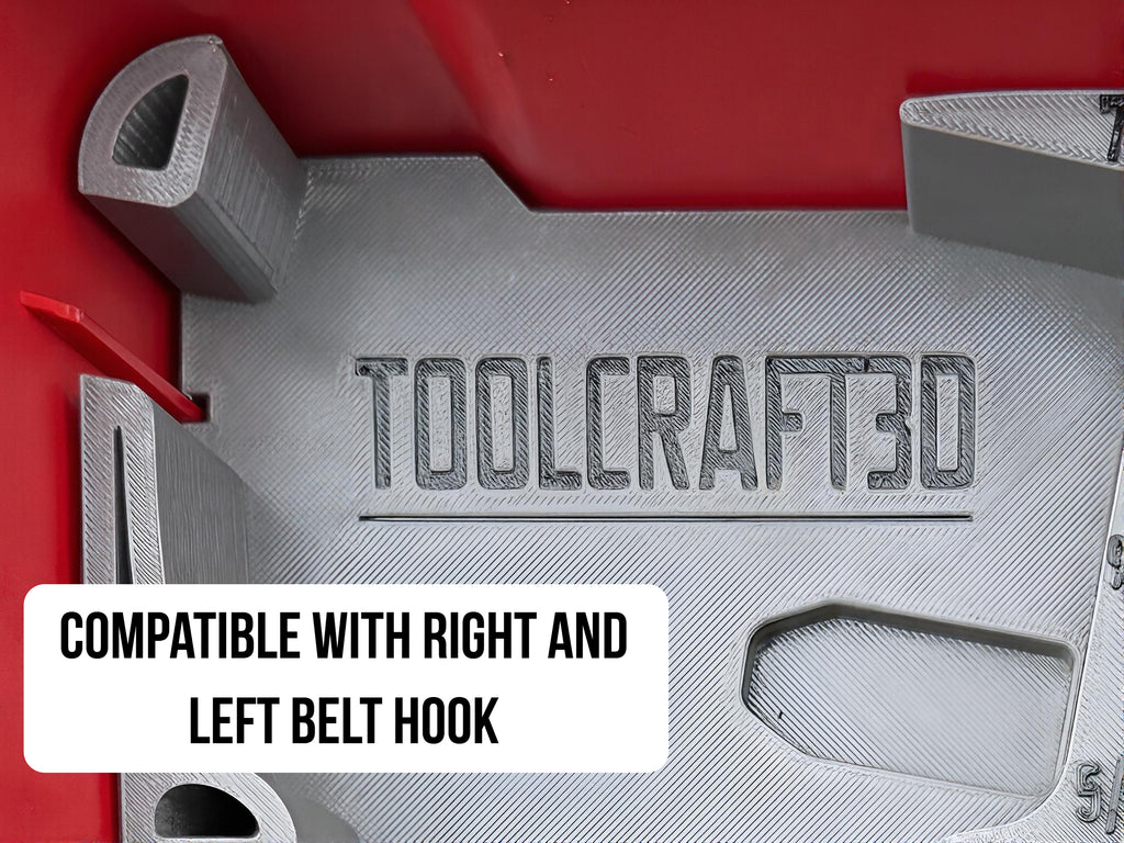 TOOLCRAFT3D Design 3d Printed Insert Designed for Milwaukee Packout Organizer and M12 Stubby 1/2" Impact (Insert Only)