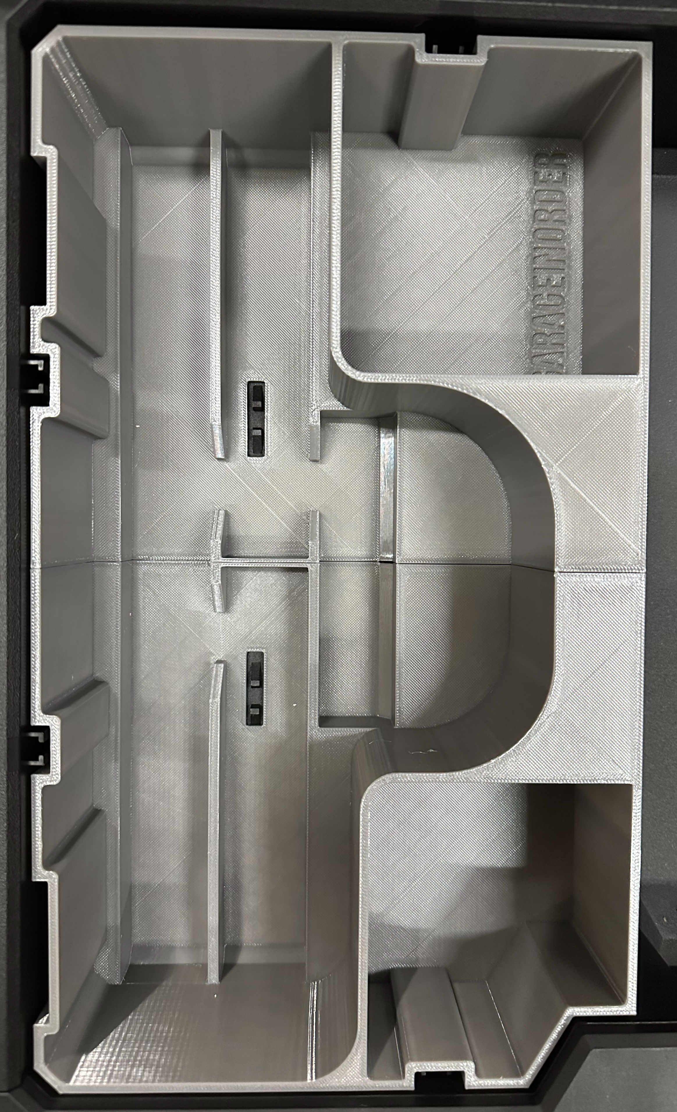 GarageInOrder 3d Printed Insert Designed for Milwaukee M12 Hackzall and Toughbuilt Stacktech Drawer