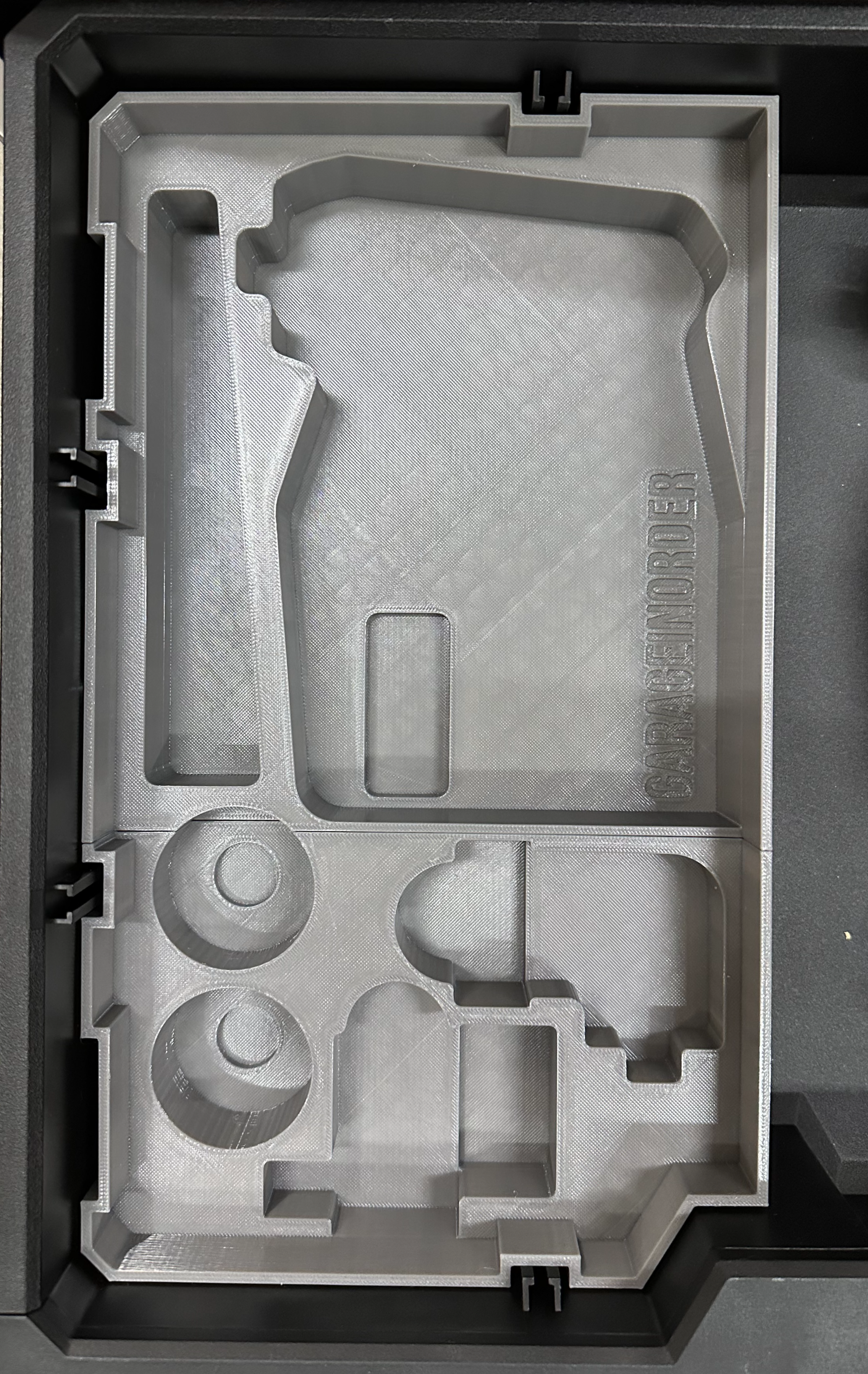 GarageInOrder 3d Printed Insert Designed for Milwaukee M12 Installation Driver and Toughbuilt Stacktech Drawer
