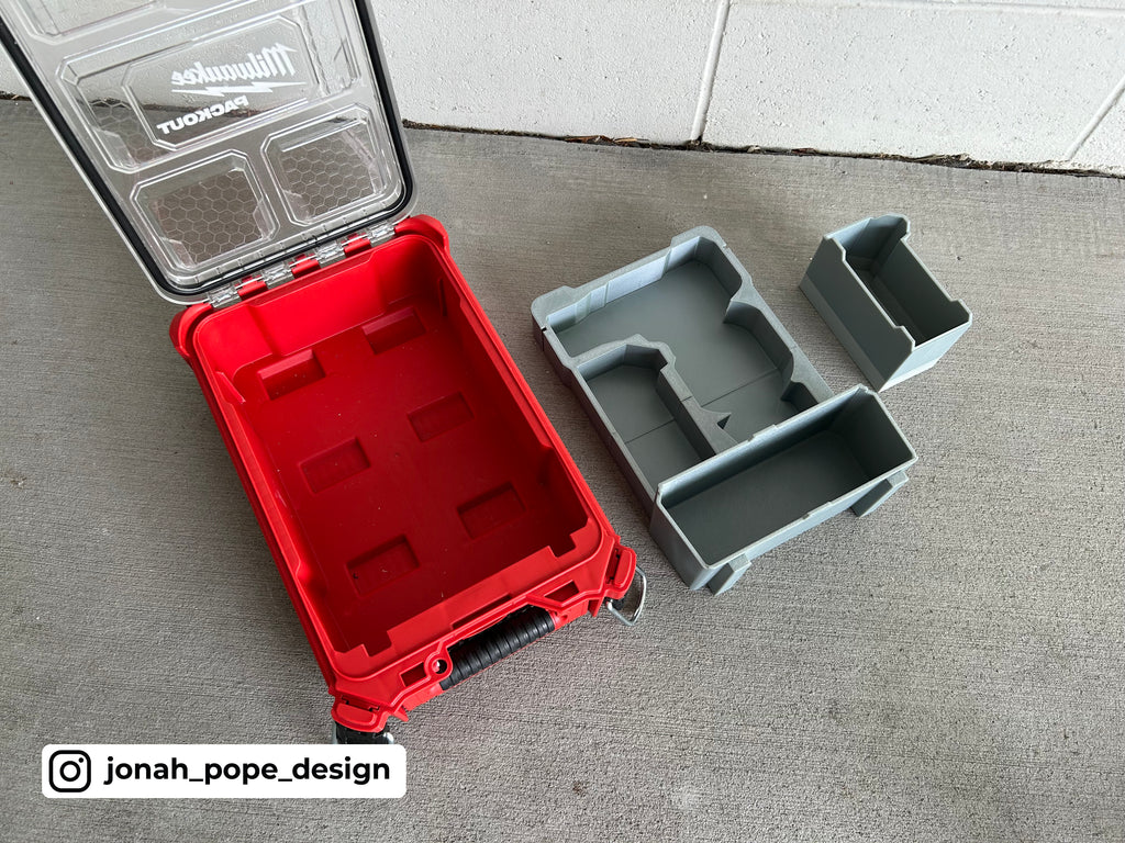 Jonah Pope Design 3d Printed Insert Designed for Milwaukee M18 Heat Gun and Milwaukee Packout