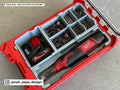 Jonah Pope Design 3d Printed Insert Designed for Milwaukee M12 Rotary Tool and Milwaukee Packout Organizer