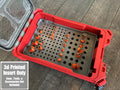 TOOLCRAFT3D Design 3d Printed Router Bit Organizer Designed for Milwaukee Packout Insert (Insert Only)