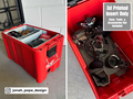 Jonah Pope Design 3d Printed Insert Designed for Milwaukee M18 Compact Router and Milwaukee Packout Ammo Case