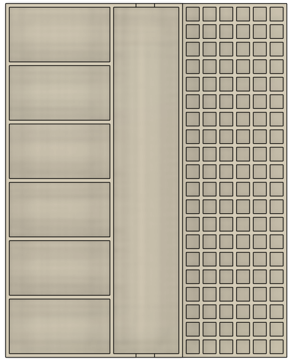 TOOLCRAFT3D Impact Bit Organizer Insert Designed for DEWALT Medium ToughCase
